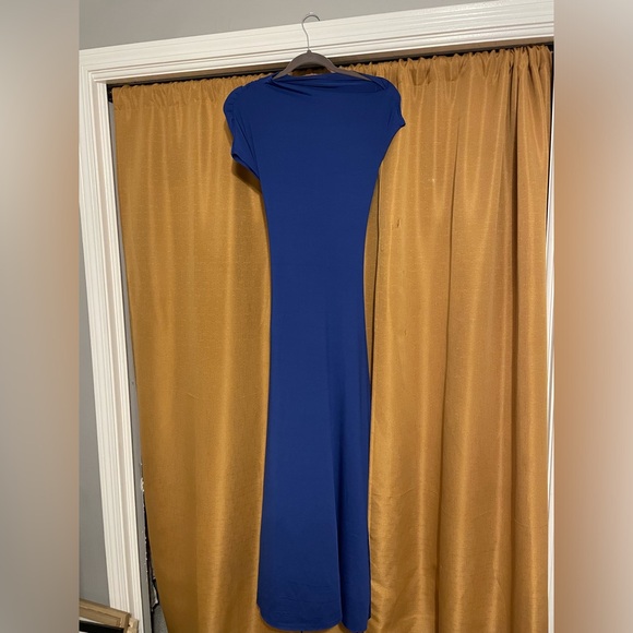 boo hoo royal blue dress - Picture 1 of 2